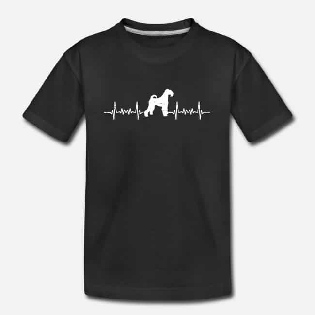 airedale terrier t-shirt für kinder