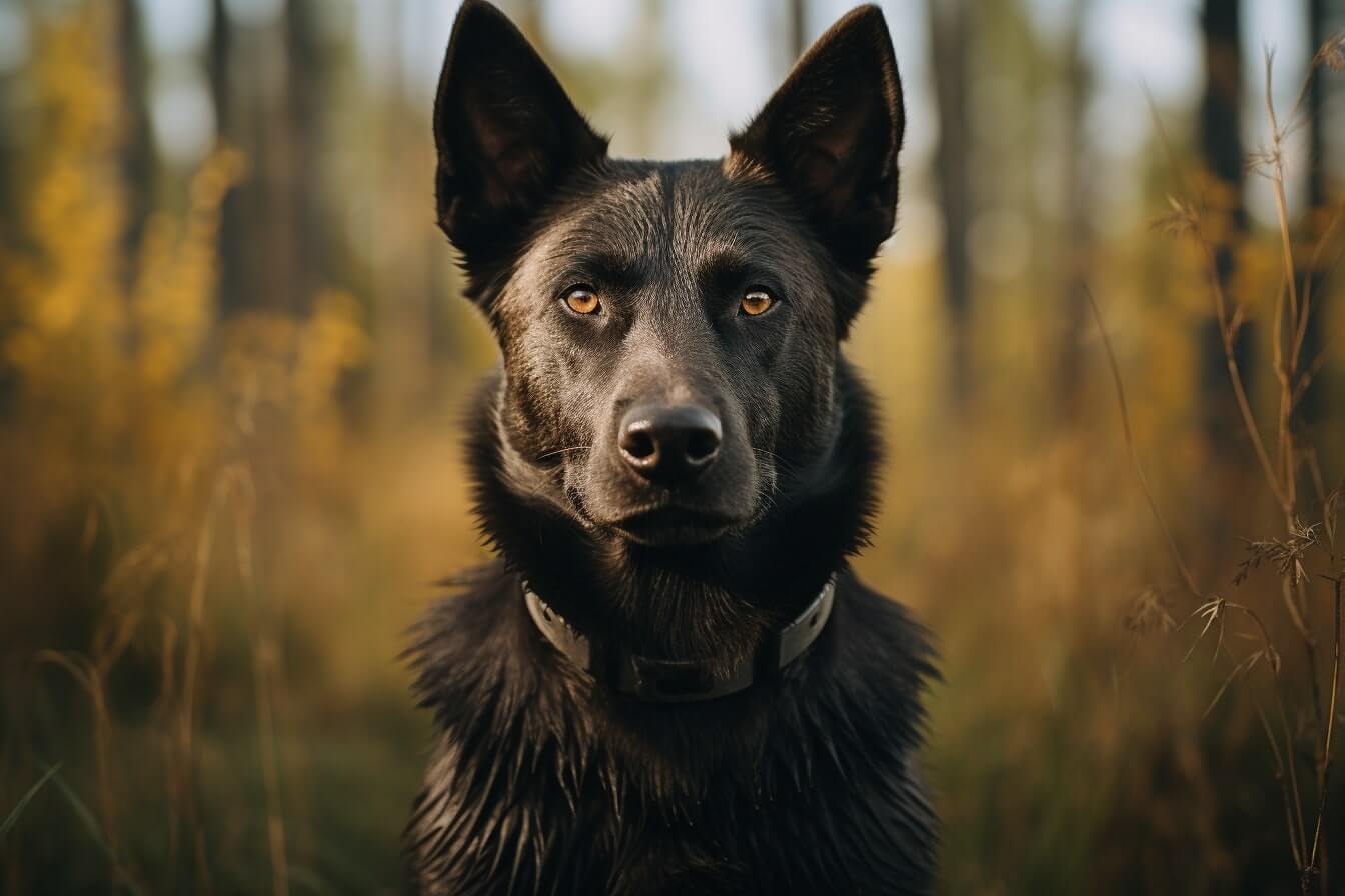 Norwegischer Elchhund Schwarz