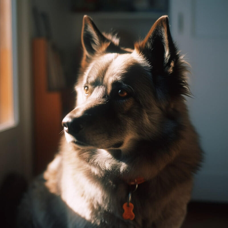 Norwegischer Elchhund Grau